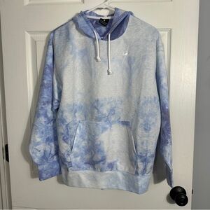 Nike Dri-Fit hoodie, size XS, shimmery shades of blue/white, active, athleisure